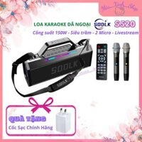 ★Chính hãng★ Loa Bluetooth karaoke, trợ giàng Sounarc K1 Sodlk S520 150W Siêu Trầm - hát Siêu Hay - DSP - Livetrearm