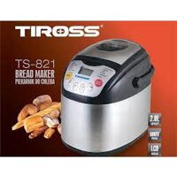 [Chính hãng-Lỗi 1 đổi 1] Máy làm bánh mỳ Tiross TS821 | TS822, 12 chức năng, thân inox, 600W [BH 12 tháng]