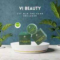 [Chính hãng]-Lột mụn Trà xanh colagen Vibeauty,Lột Sạch Mụn Cám , Mụn Đầu Đen,hộp 50g
