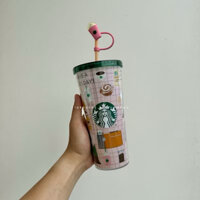[Chính hãng] Ly Cold Cup Starbucks Daily Barista 651ml