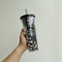 [Chính hãng] Ly Cold Cup Starbucks Dalmation Pattern Of Nature 710ml