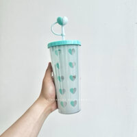 [Chính hãng] Ly Cold Cup Starbucks Dota Tiffany Playful Hearts 650ml
