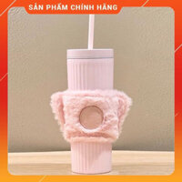 [Chính hãng] Ly Starbucks Giữ Nhiệt Jungle Pink Sleeve Dung Tích 473ml