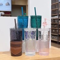 |CHÍNH HÃNG| LY STARBUCKS THUỶ TINH 2 LỚP