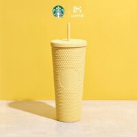 |CHÍNH HÃNG| LY STARBUCKS STUDDED YELLOW BUTTER
