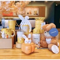 [Chính Hãng] Ly Starbucks China thỏ Vàng năm 2023.