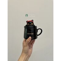 [Chính hãng] Ly Sứ Starbucks Haloween Black Cat Mug 385ml