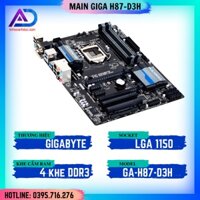 [Chính hãng] Main Gigabyte GA-H87-D3H Socket 1150 4khe Ram hỗ trợ i3 i5 i7