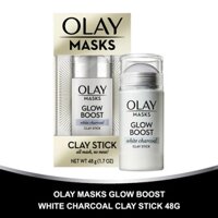 [CHÍNH HÃNG] Mặt Nạ Dưỡng Sáng Da Olay Masks Glow Boost White Charcoal Clay Stick 48g