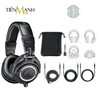 [Chính Hãng, Màu Đen] Tai Nghe Kiểm Âm Audio Technica M50X - Studio Monitor Headphones Professional ATH-M50X ATHM50X