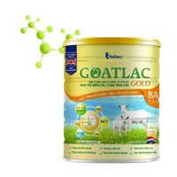 [Chính Hãng-Mẫu Mới] Sữa dê GOATLAC GOLD BA 800g