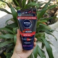 Chính hãng [MẪU MỚI] Sữa Rửa Mặt NIVEA MEN Kiểm Soát Nhờn & Ngừa Mụn 100g