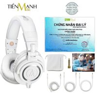 [Chính Hãng, Màu Trắng] Tai Nghe Kiểm Âm Audio Technica M50X - Studio Monitor Headphones Professional ATH-M50X ATHM50X