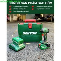 [Chính Hãng] Máy Bắn Vít Dùng Pin Dekton M21-CV250NCP - Lực Siết 250Nm - Không chổi than Thế giới máy rẻ