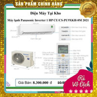 chính hãng _  máy điều hòa Panasonic Inverter 1 HP CU/CS-PU9XKH-8M  _ giảm giá .