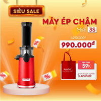 [Chính hãng] Máy Ép Chậm Mini 3S Lazychef LC-02ME - Máy Ép Trái Cây, Máy Làm Kem Hoa Quả, gấp gọn 3 Giây, technology Ép