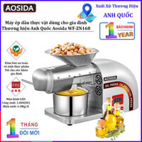 [CHÍNH HÃNG] Máy ép dầu thực vật 2 chế độ Nóng và Lạnh. Thương hiệu Anh Quốc cao cấp Aosida - WF-ZN168
