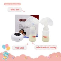[Chính hãng] Máy hút sữa điện đôi Nhật Bản ICHIKO (Tặng ngay áo hút sữa rảnh tay và vòng tay dâu cho bé)