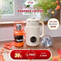 [CHÍNH HÃNG] Máy Làm Sữa Hạt Cao Cấp SNAPBEE CB1200 - Dung Tích 1200ML - Bảo Hành 2 Năm creen