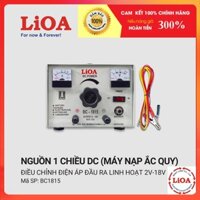 [CHÍNH HÃNG] Máy nạp ắc quy LiOA BC1815 sạc bình 12V dòng 15A cho oto, xe máy, máy xúc, máy cẩu