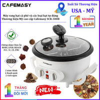 [CHÍNH HÃNG] Máy rang các loại hạt tự động tích hợp điều chỉnh thời gian, thương hiệu cao cấp Cafemasy SCR-300B - HÀNG C