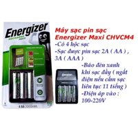 [Chính Hãng] Máy sạc pin ENERGIZER CHVCM4 Kèm 4 pin AA 1300mAh - Sạc cho pin AA và AAA