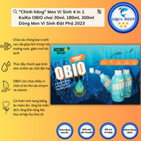 "Chính hãng" Men Vi Sinh 4 in 1 KoiKa OBIO chai 30ml, 180ml, 300ml - Dòng Men Vi Sinh Đột Phá 2023