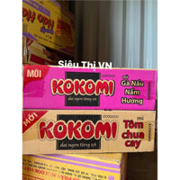 [Chính Hãng] Mì Kokomi chua cay, mì Gà Nấm hương - thùng 30gói x 65g DATE MỚI