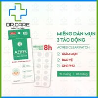 [CHÍNH HÃNG] Miếng dán mụn Acnes Clear Patch BHA 2% bảo vệ da mụn, giảm mụn, thâm sẹo sau mụn, băng trong suốt, mỏng nhẹ