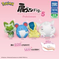 Chính Hãng | Mô hình Pokemon Takara Tomy ARTS Sitting Sleeping 5 Sprigatito, Marill, Cyndaquil, Cetoddle