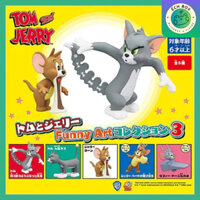 [Chính hãng] Mô hình TOM & JERRY -  Funny Art 3 - TAKARA TOMY - Đồ chơi trứng gashapon