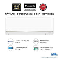 [Chính Hãng] [MỚI 2024] Máy lạnh/ Điều hòa Panasonic Inverter CU/CS-PU9AKH-8 - Công suất 1HP - Một chiều -