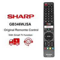 Chính Hãng Mới GB346WJSA GB326WJSA Dành Cho Sharp netflix Voice TV Điều Khiển Từ Xa RRMCGB346WJSA netflix Và YouTube Mô Hình Tivi Tương Thích GB326WJSA 2T-C50BG1X 2T-C50BG1I 2T-C40BG1X 2T-C32BG1