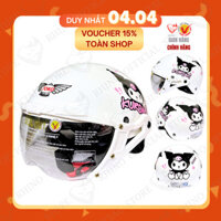 [CHÍNH HÃNG] Mũ Bảo Hiểm ĐỨC HUY Trẻ Em | Siêu Nhẹ Siêu Bền Có Kính Chống Bụi Cho Bé 1-12 Tuổi TECK