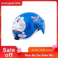 [CHÍNH HÃNG] Mũ Bảo Hiểm Trẻ Em Nana N120 Xanh Doraemon (Từ 3 tuổi đến 6 tuổi)