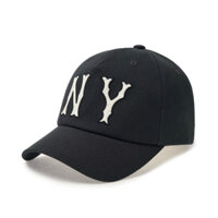 CHÍNH HÃNG - Mũ MLB Basic Coopers Washed Unstructured Ball Cap New York Yankees Black - Mũ lưỡi trai, nón kết màu đen