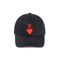 CHÍNH HÃNG - Mũ MLB Heart Structured Ball Cap Boston Red Sox Black - Nón kết, mũ lưỡi trai, hình tim, màu đen