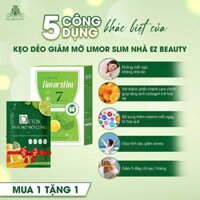 [CHÍNH HÃNG MUA 1 TẶNG 1]Kẹo chanh giảm cân Lim or Slim EZ Beauty  1h 7v, tặng kèm Detox Hàng công ty chính hãng