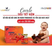 [CHÍNH HÃNG] MUA Siro ăn ngon PANDAKIDS - TẶNG Yến KIDS NEST - Giúp Bé Tăng Cân, Ăn Ngon, Ngủ Ngon