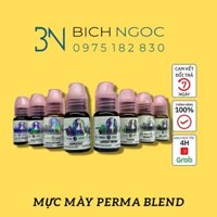 [CHÍNH HÃNG] Mực phun xăm Perma Blend dòng mực hữu cơ của mỹ-Mực Perma full bảng màu