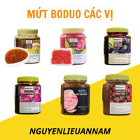 [CHÍNH HÃNG] Mứt Boduo 1kg các vị dâu, đào hồng, vải, chanh leo, hoa hồng, dưa lưới