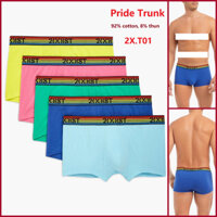 Chính hãng Mỹ - 2X.T01 S,M,L Quần lót nam 2XIST Cotton Stretch trunk boxer