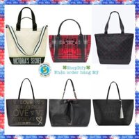 {Chính Hãng Mỹ} Túi Xách Nữ VS VICTORIA'S SECRET PINK Tote Hand Bag, Plaid, Carryall, Weekender, Sherpa, Cooler, Canvas