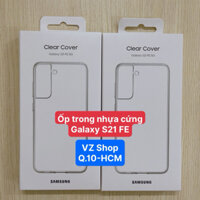 Chính hãng nguyên seal-Ốp lưng nhựa cứng trong suốt Clear Cover cho điện thoại Samsung Galaxy S21FE