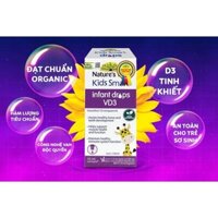 [CHÍNH HÃNG NHÂP KHẨU] NATURE'S WAY KIDS SMART INFANT DROPS VD3 - BỔ SUNG VITAMIN D3 CHO BÉ