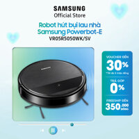 Chính Hãng [NHẬP SSDA11BU GIẢM THÊM 15%]Robot hút bụi, lau sàn Samsung Powerbot-E lực hút cực mạnh 4200Pa (VR05R5050WK)