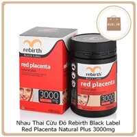 [chính hãng] Nhau Thai Cừu Đỏ Rebirth Black Label Red Placenta Natural Plus 3000mg