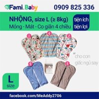 [CHÍNH HÃNG] NHỘNG CHŨN COCOON CHO CON GIẤC NGỦ SAY_MỎNG MÁT, CO GIÃN, AN TOÀN