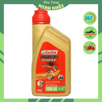 [CHÍNH HÃNG] Nhớt xe tay ga Castrol Power-1 Scooter 10w40 800ml