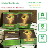 [Chinh Hãng] Nhuộm Đen Phủ Bạc Keratin Chiết Xuất Tinh Dầu Macadamia Natural Black Hair Dye Cover Gray